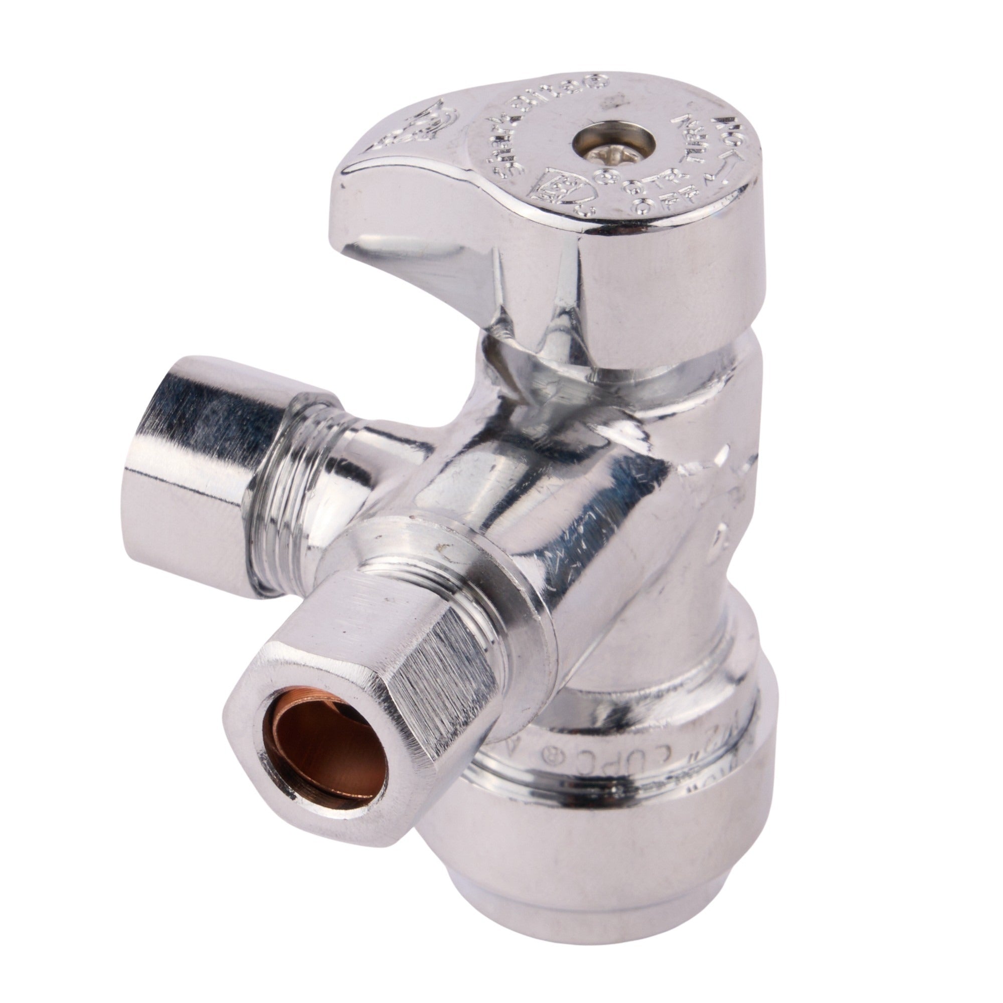 Compression Dual Outlet Angle Stop Valve (Lead Free) - APEX Supply Co.