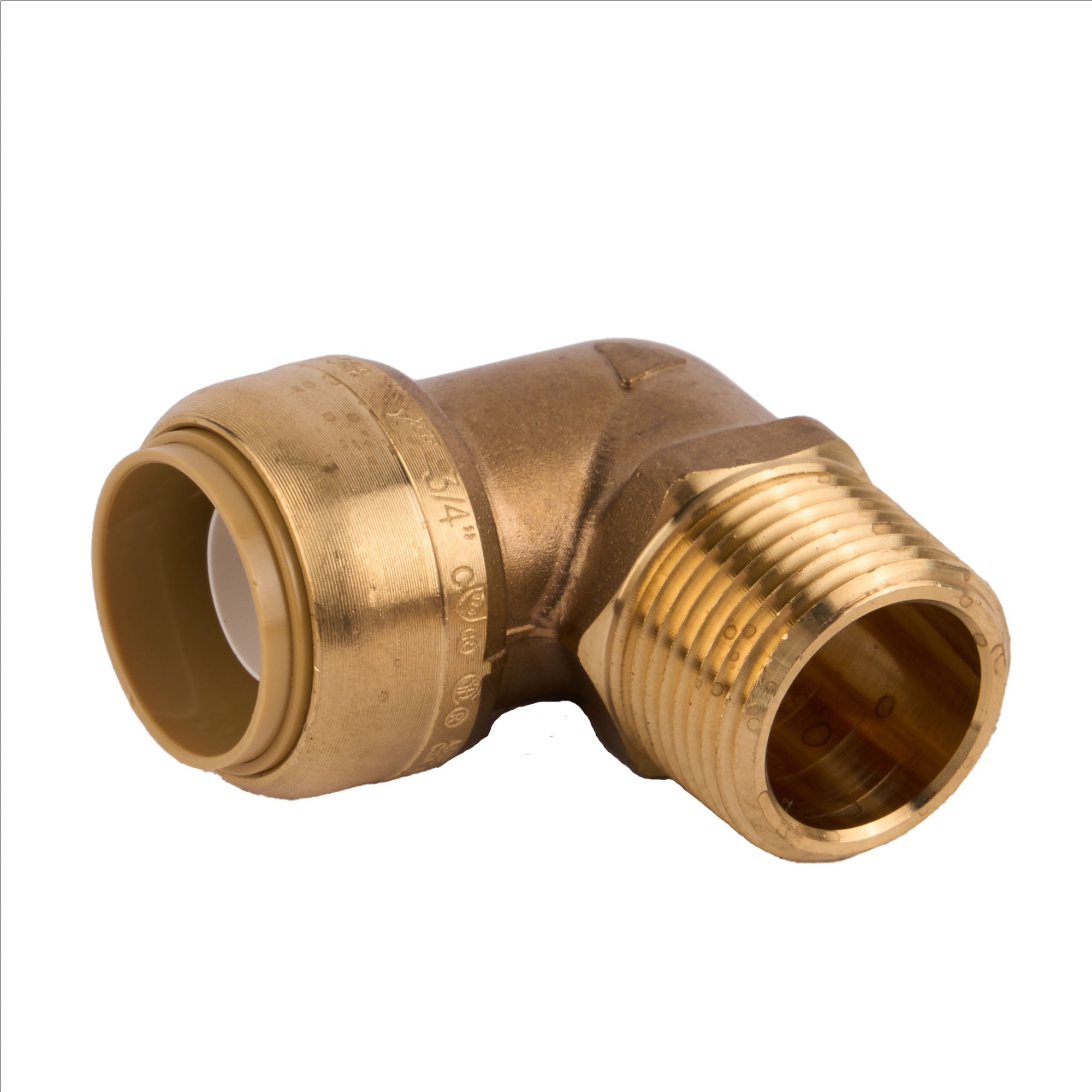 Sharkbite x MNPT 90° Elbow (Lead Free) 3/4"