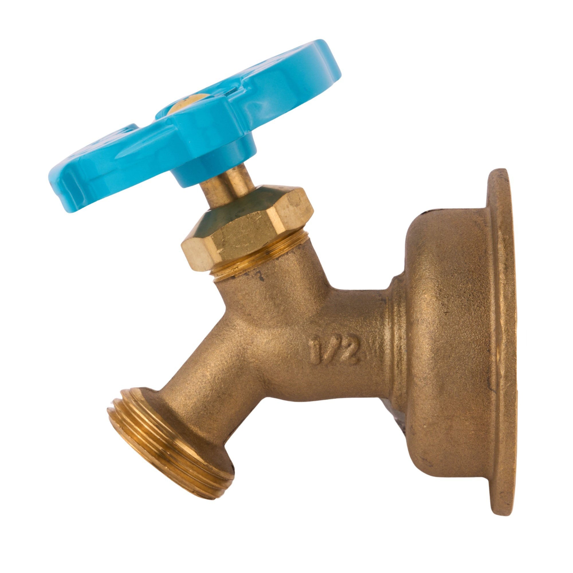 Push-Fit x  MHT No-Kink 45-Degree Hose Bibb Ã¢â‚¬â€œ Multi-Turn (Lead Free) 1/2" x 3/4"