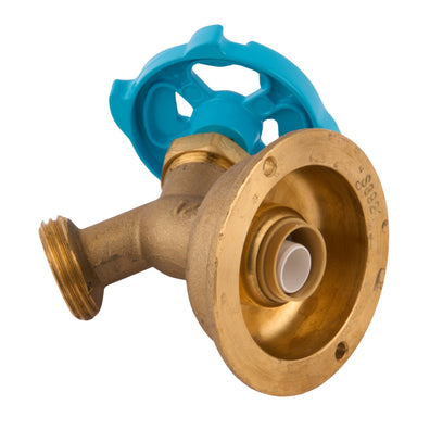 Push-Fit x  MHT No-Kink 45-Degree Hose Bibb Ã¢â‚¬â€œ Multi-Turn (Lead Free) 1/2" x 3/4"
