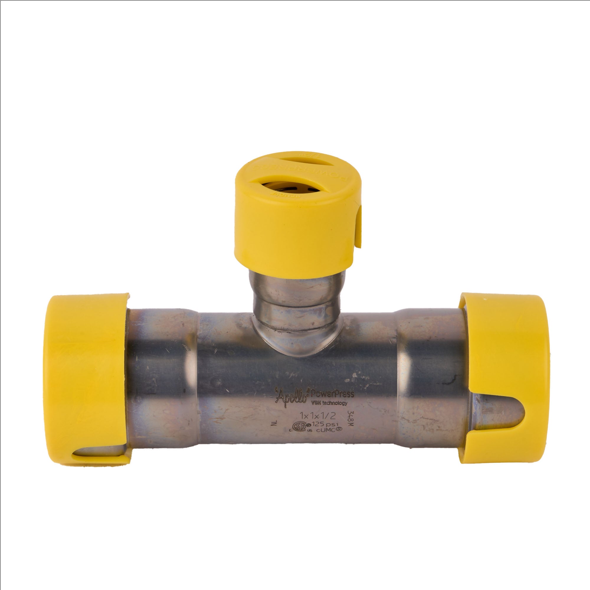 Powerpress Gas Tee 1" x 1" x 1/2"
