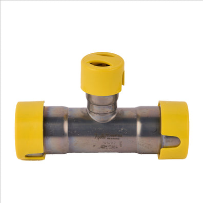 Powerpress Gas Tee 1" x 1" x 1/2"
