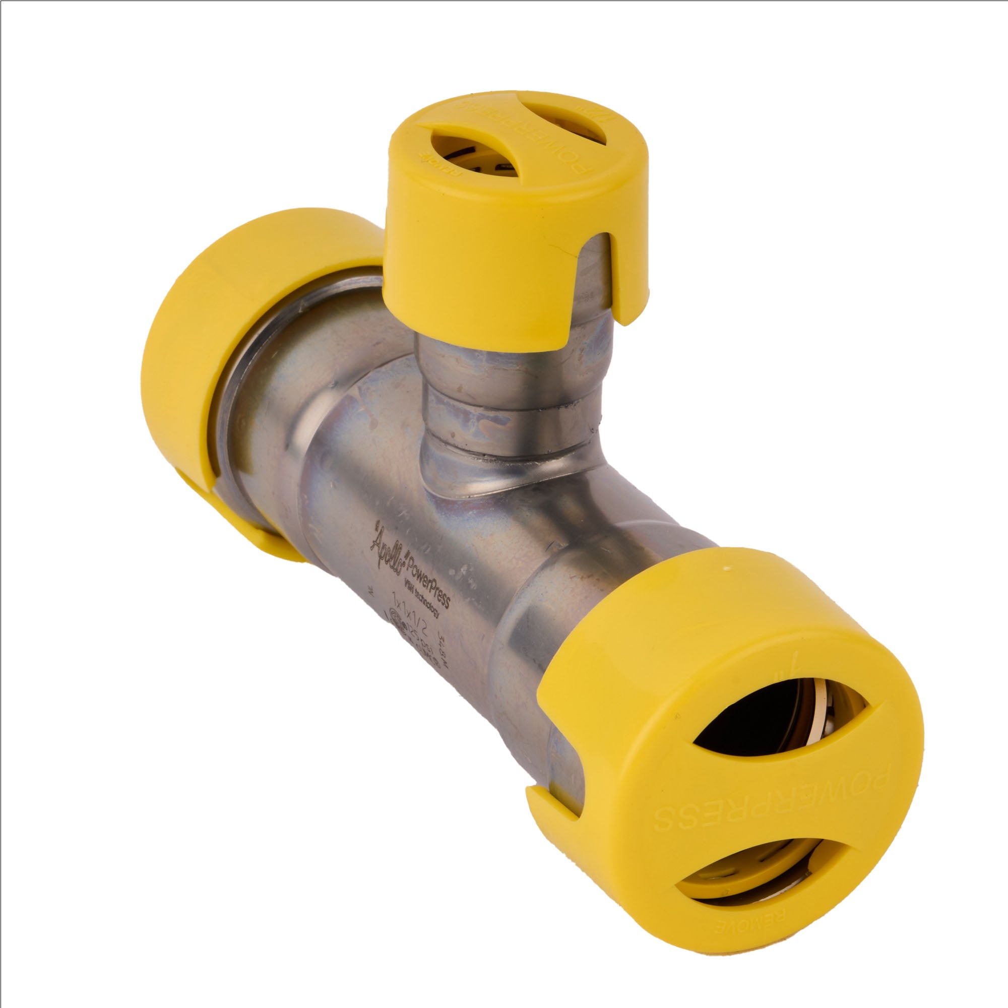 Powerpress Gas Tee 1" x 1" x 1/2"