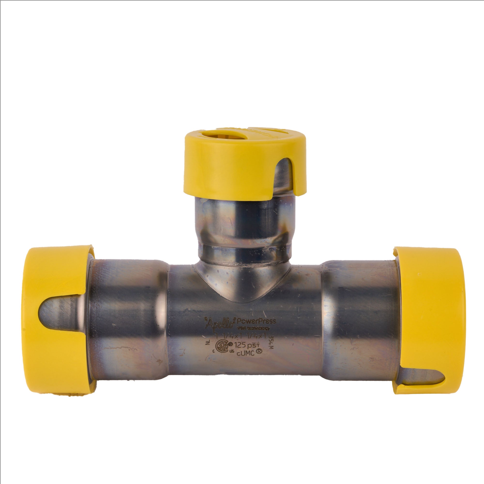 Powerpress Gas Tee 1-1/4" x 1-1/4" x 1"