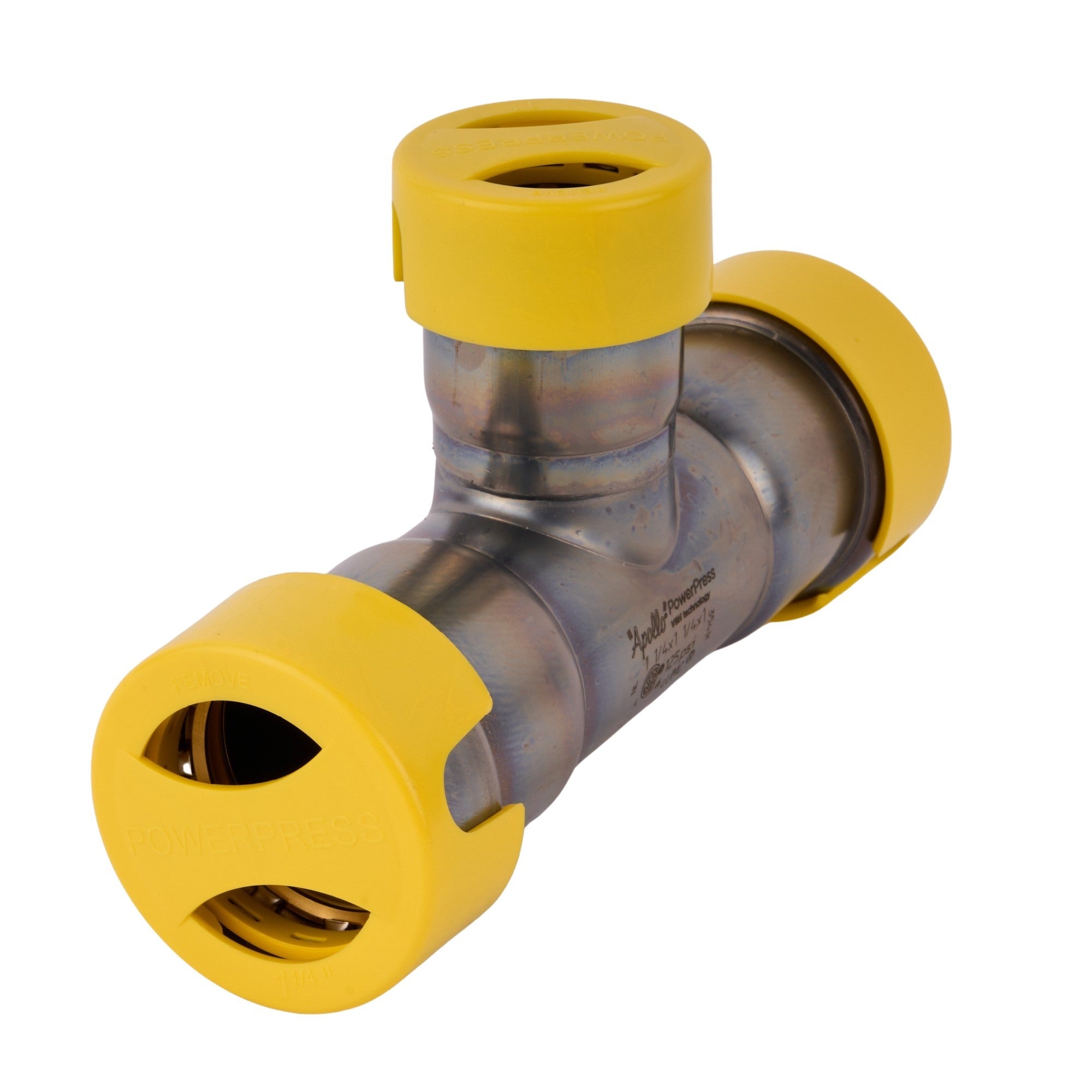 Powerpress Gas Tee 1-1/4" x 1-1/4" x 1"