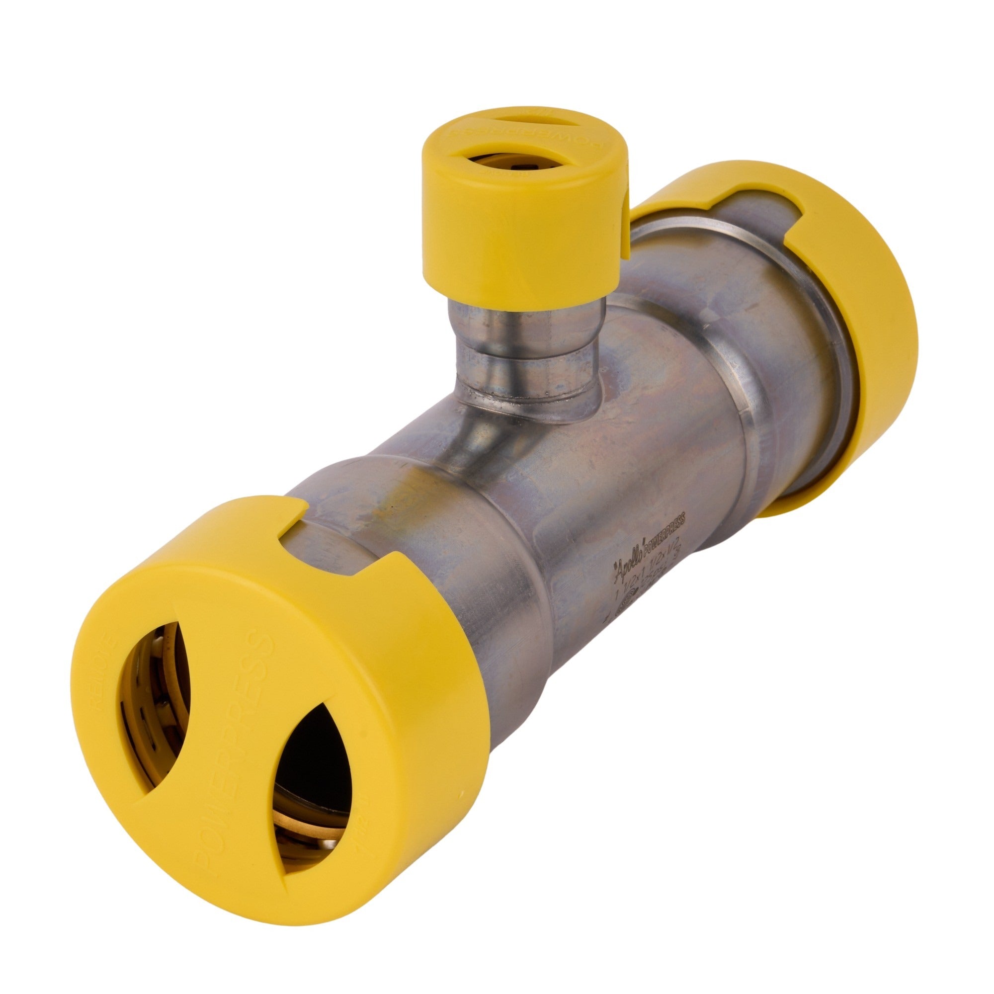 Powerpress Gas Tee 1-1/2" x 1-1/2" x 1/2"