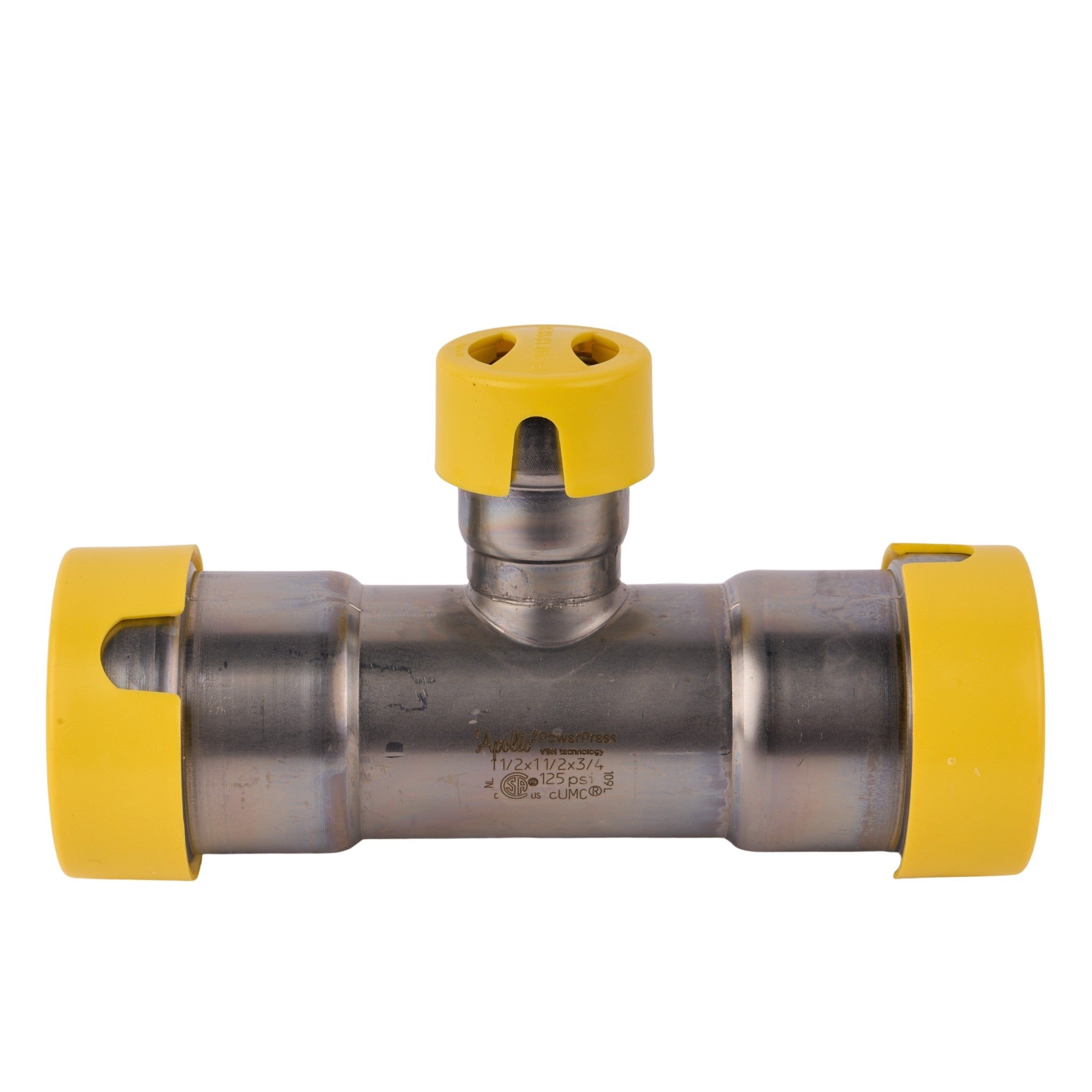 Powerpress Gas Tee 1-1/2" x 1-1/2" x 3/4"