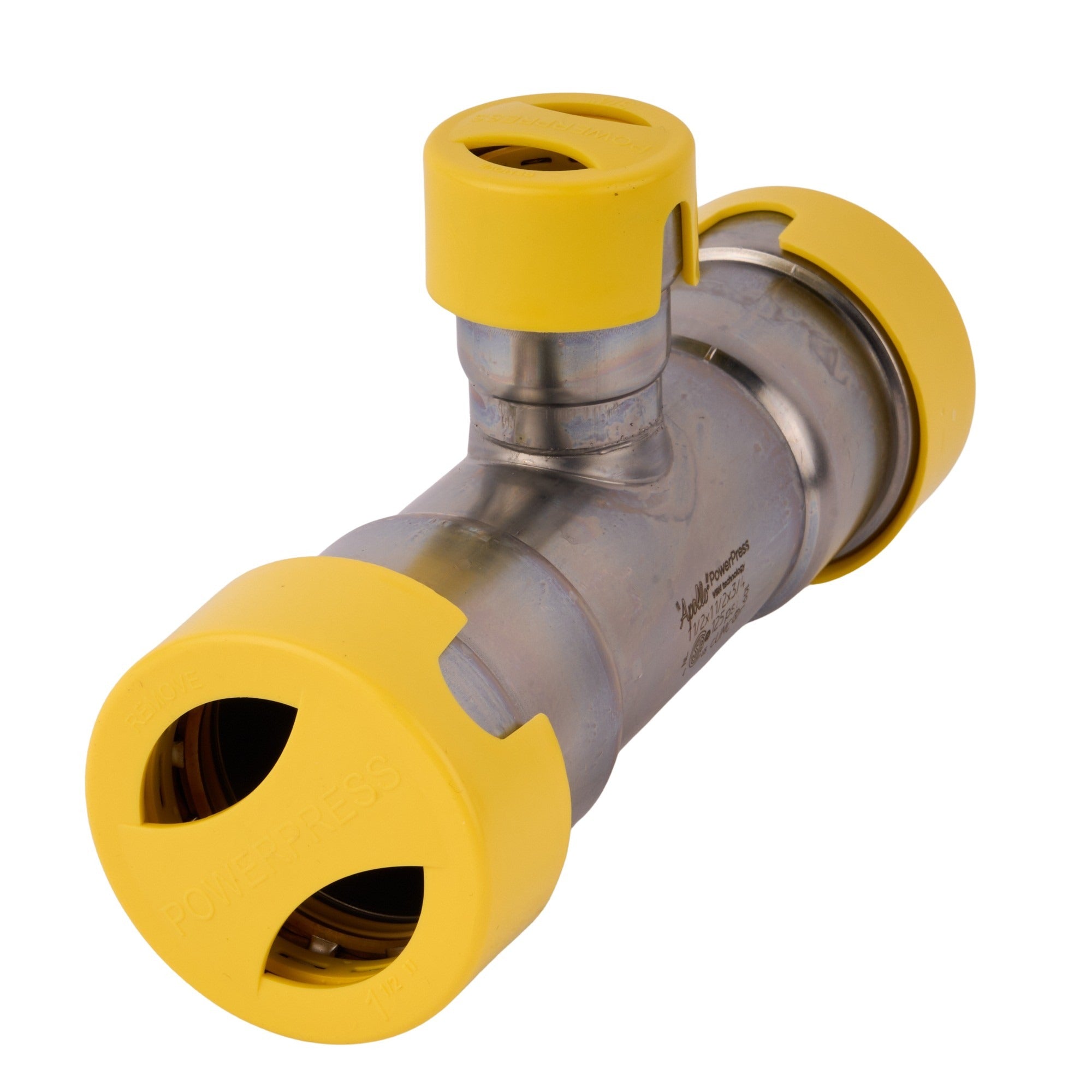 Powerpress Gas Tee 1-1/2" x 1-1/2" x 3/4"