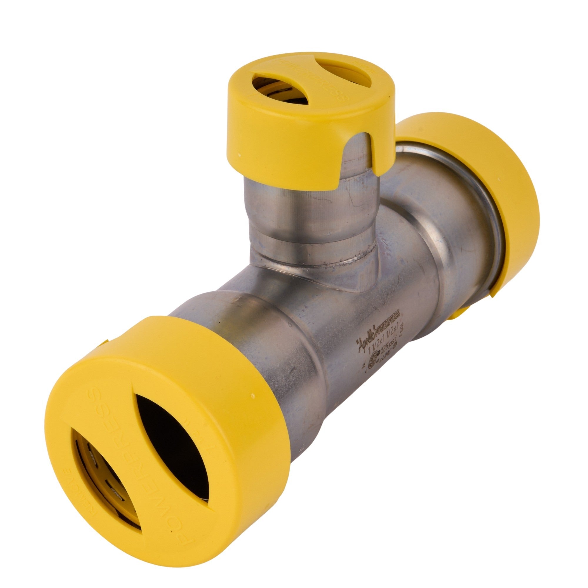 Powerpress Gas Tee 1-1/2" x 1-1/2" x 1"