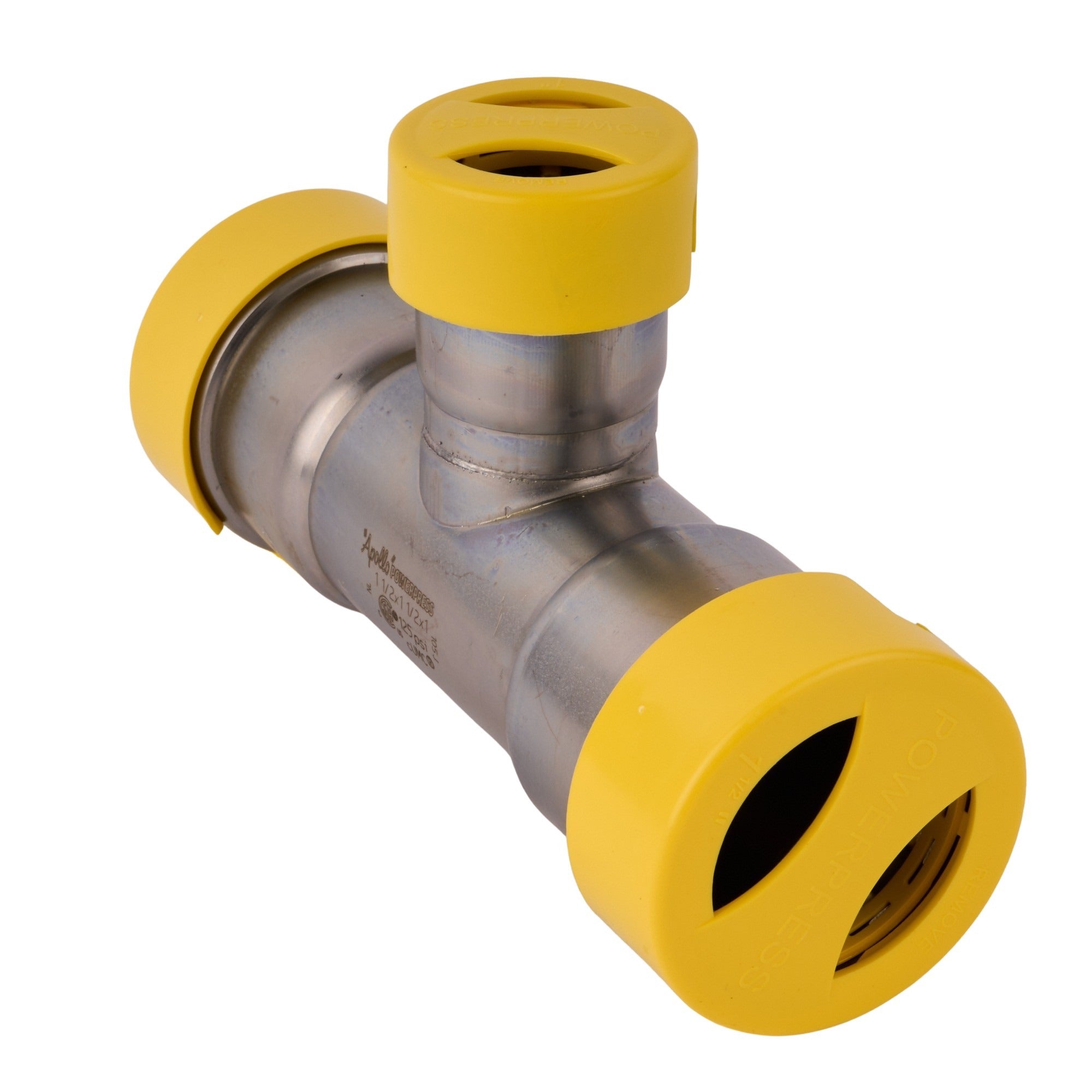 Powerpress Gas Tee 1-1/2" x 1-1/2" x 1"