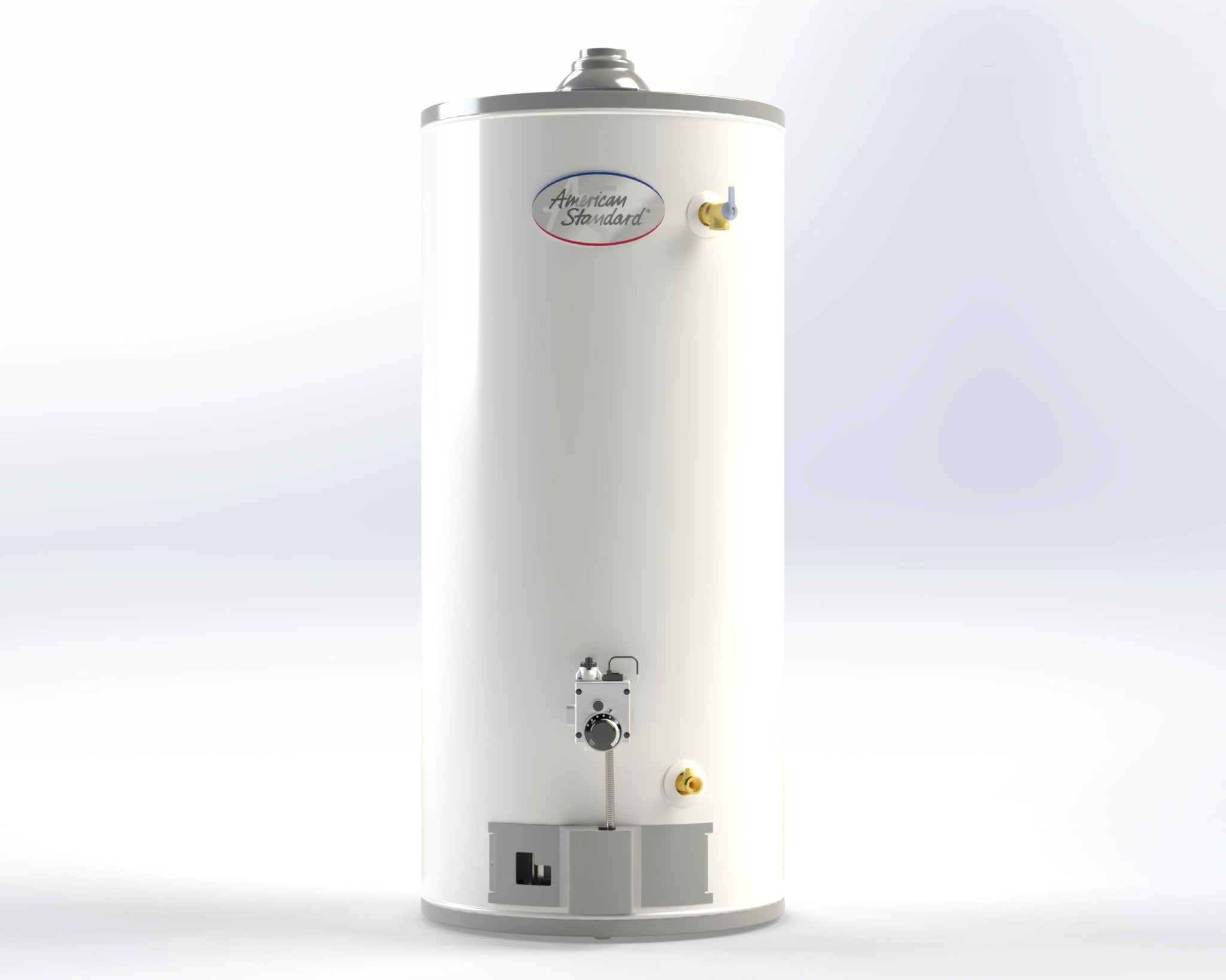American Standard 50 Gallon Lowboy Natural Gas Water Heater 6yr/6yr - APEX Supply Co.