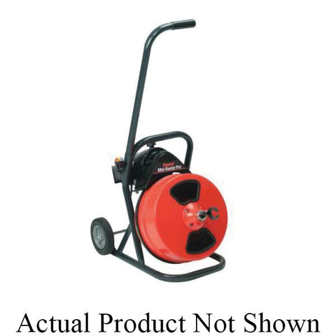 MRP-B Mini-Rooter Pro with 50EM2 (50 ft. x 3/8") Cable, and MRCS Cutter Set - APEX Supply Co.