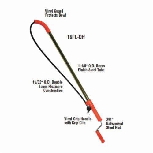 General Wire Teletube Flexicore Closet Auger with Regular Head - APEX Supply Co.