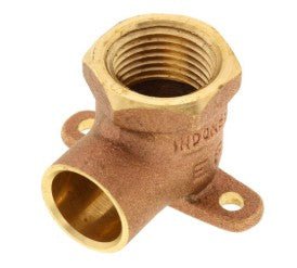 Brass 90° Drop Eared Elbow (C x FIP) - APEX Supply Co.
