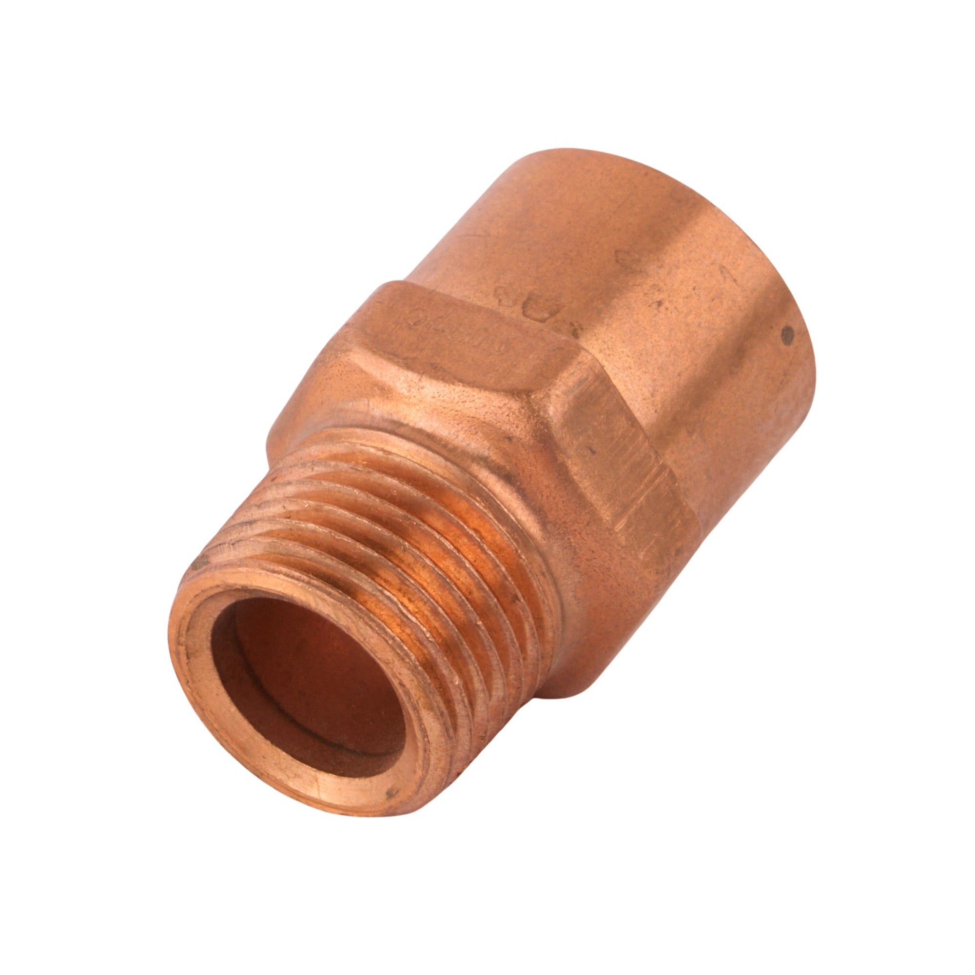 Copper Male Adapter (C x MIP) 3/4" x 1/2"