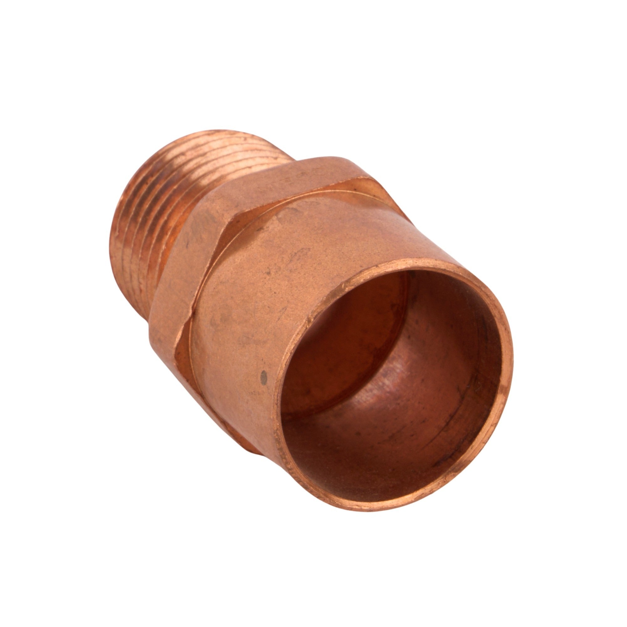 Copper Male Adapter (C x MIP) 3/4" x 1/2"