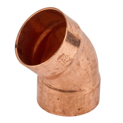 Copper DWV 45° Elbow (C x C) 1-1/4"