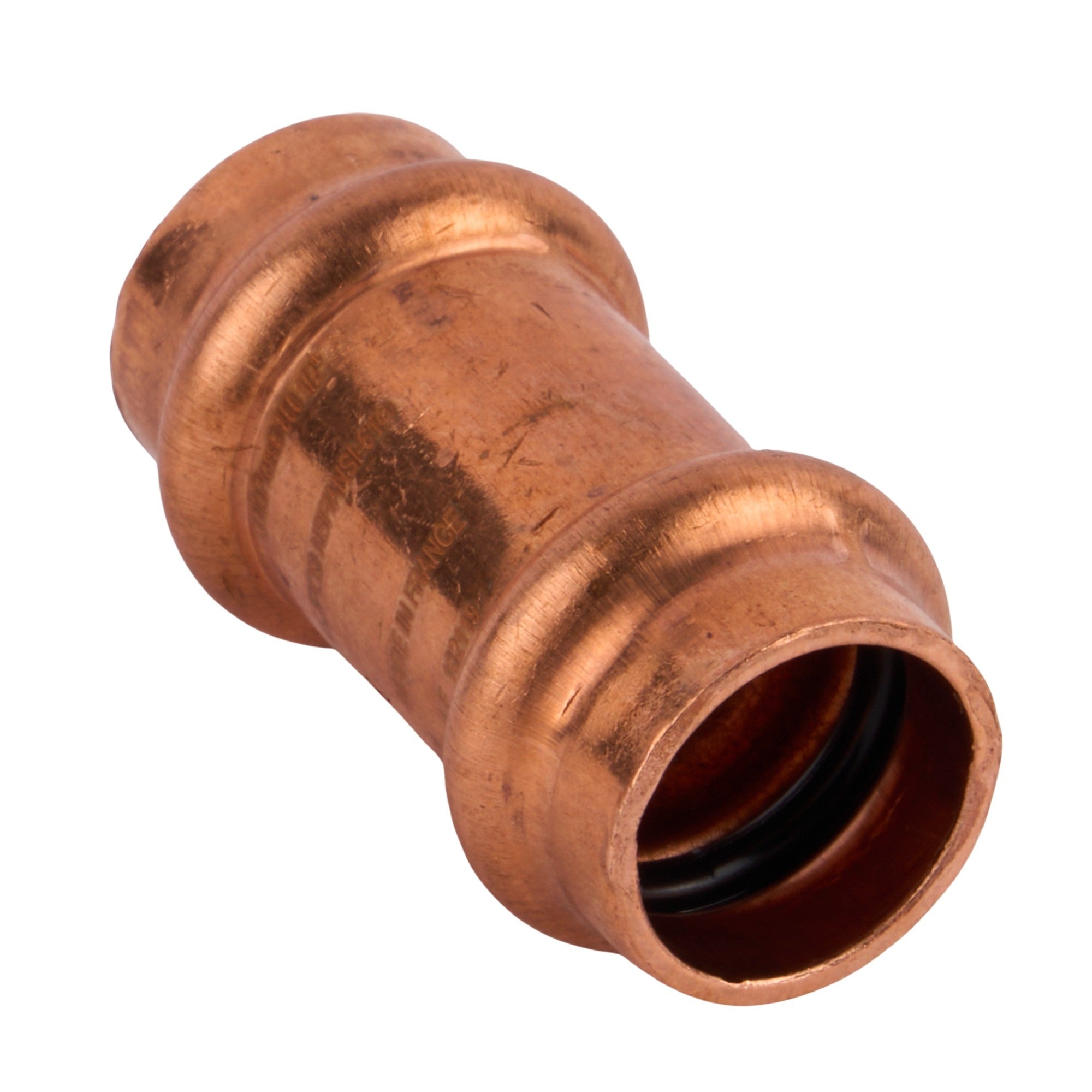 Copper Press Coupling with Stop (C x C) 1/2"