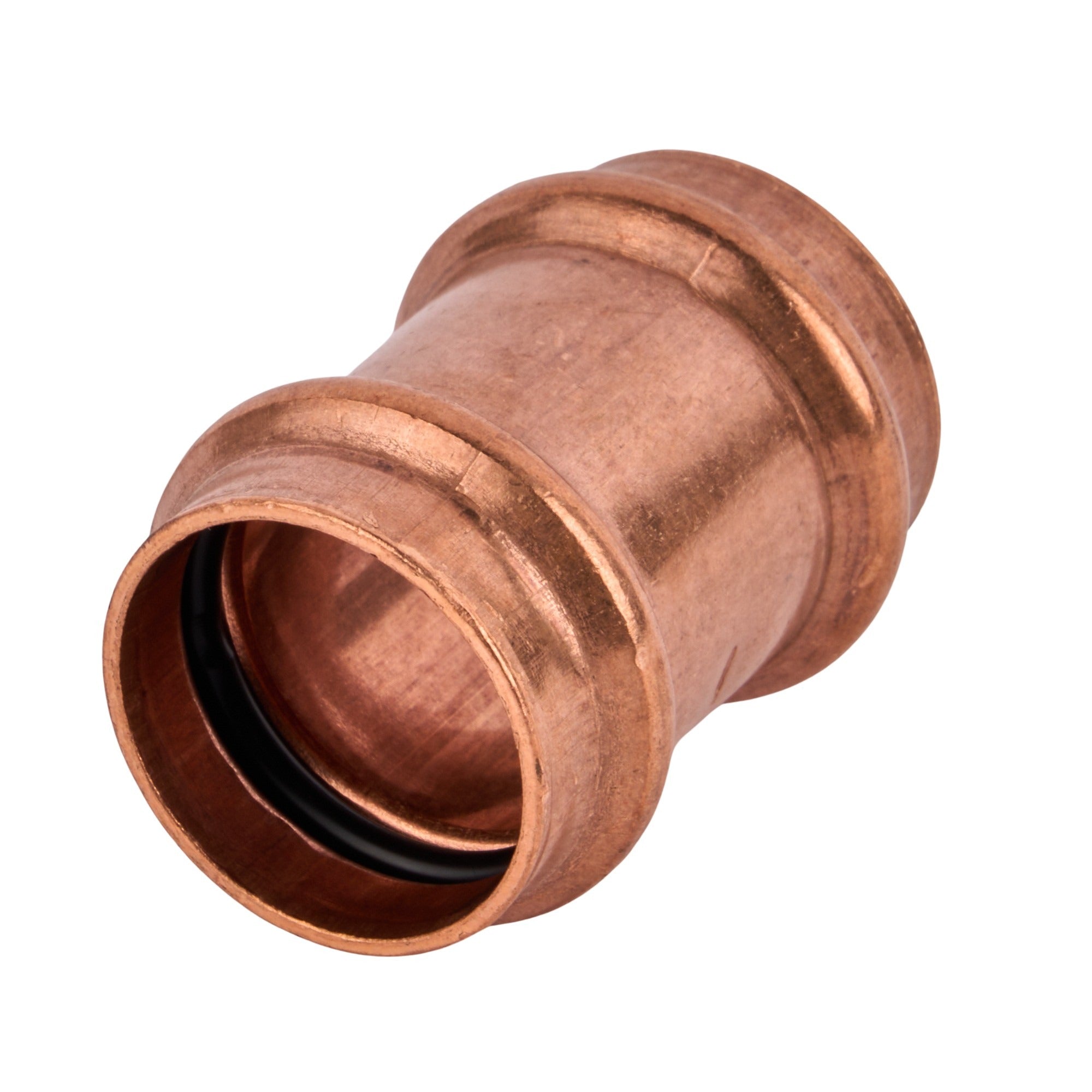 Copper Press Coupling with Stop (C x C) 1"