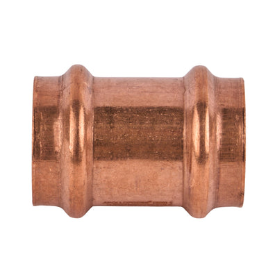 Copper Press Coupling with Stop (C x C) 1"