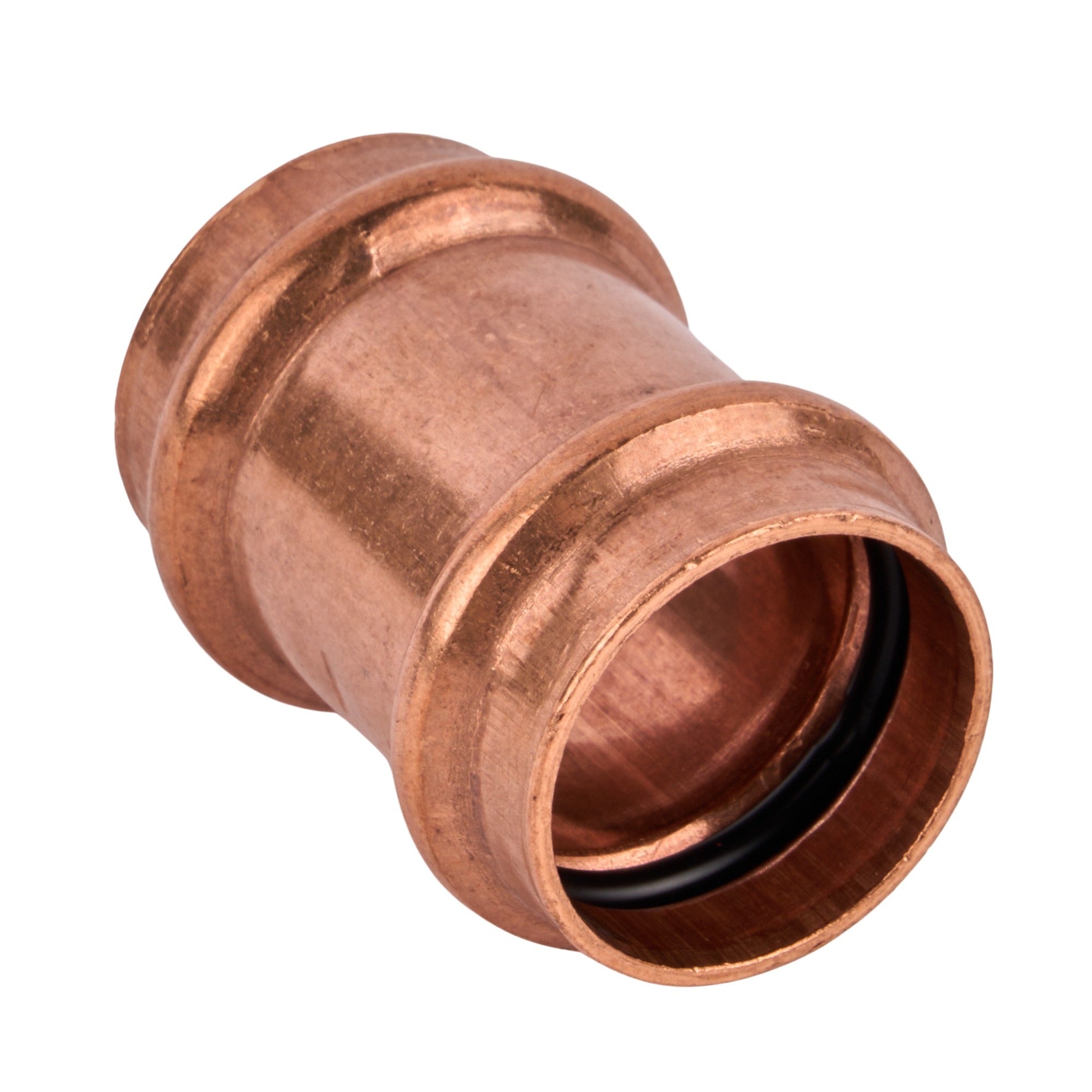 Copper Press Coupling with Stop (C x C) 1"