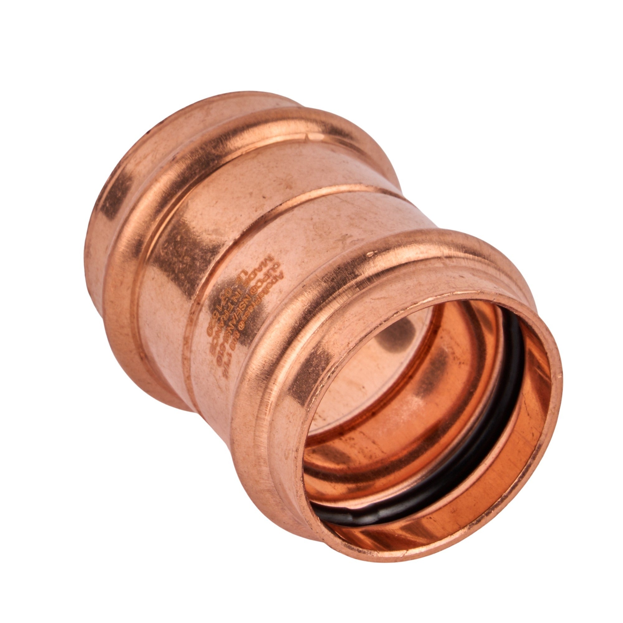 Copper Press Coupling with Stop (C x C) 1-1/4"