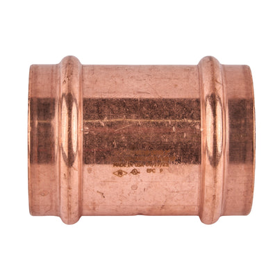 Copper Press Coupling with Stop (C x C) 2"