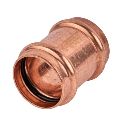 Copper Press Coupling less Stop (C x C) 1-1/4"