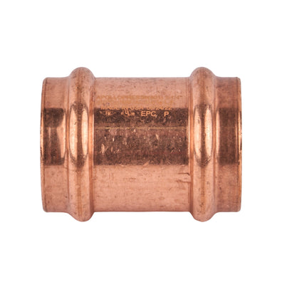 Copper Press Coupling less Stop (C x C) 1-1/4"