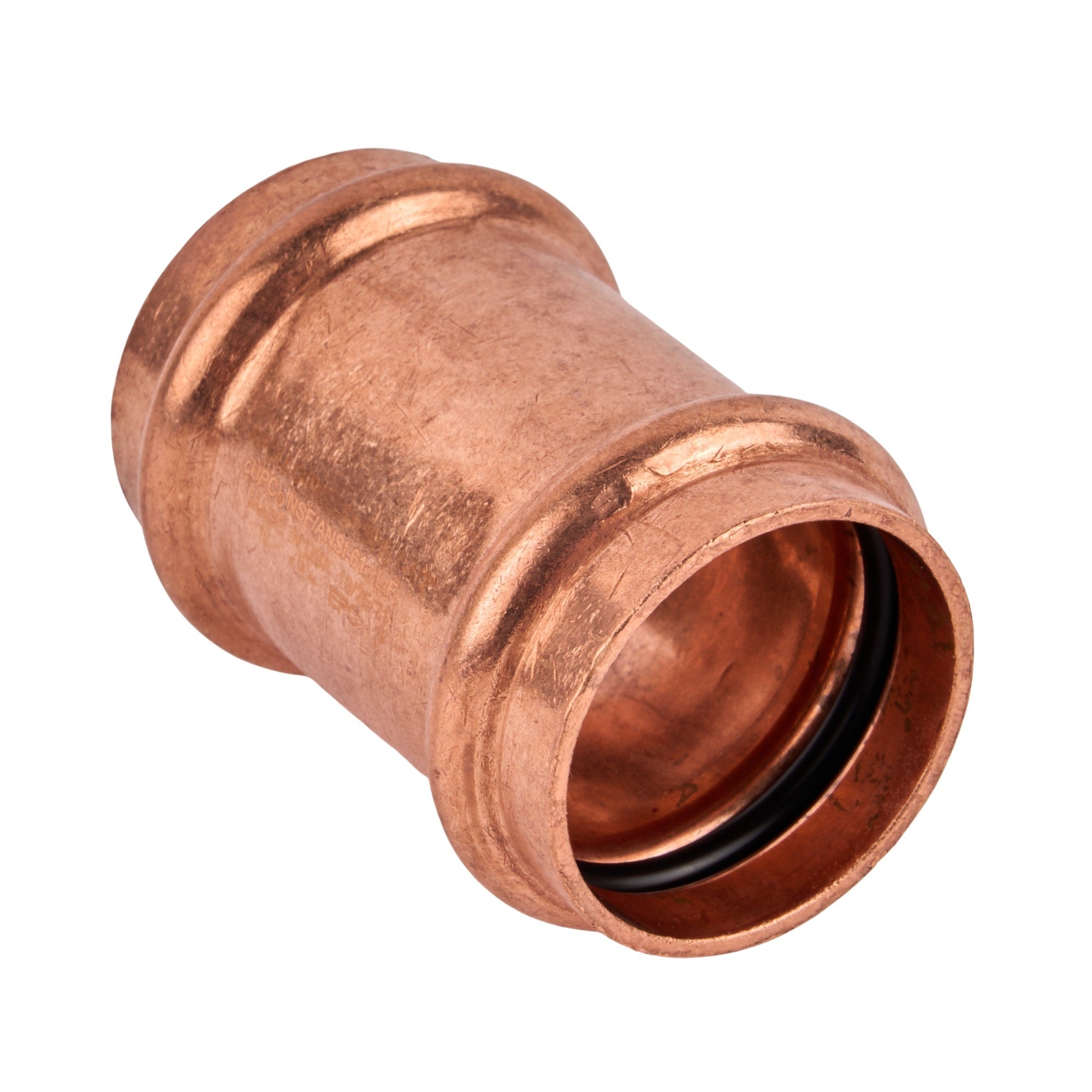 Copper Press Coupling less Stop (C x C) 1-1/2"