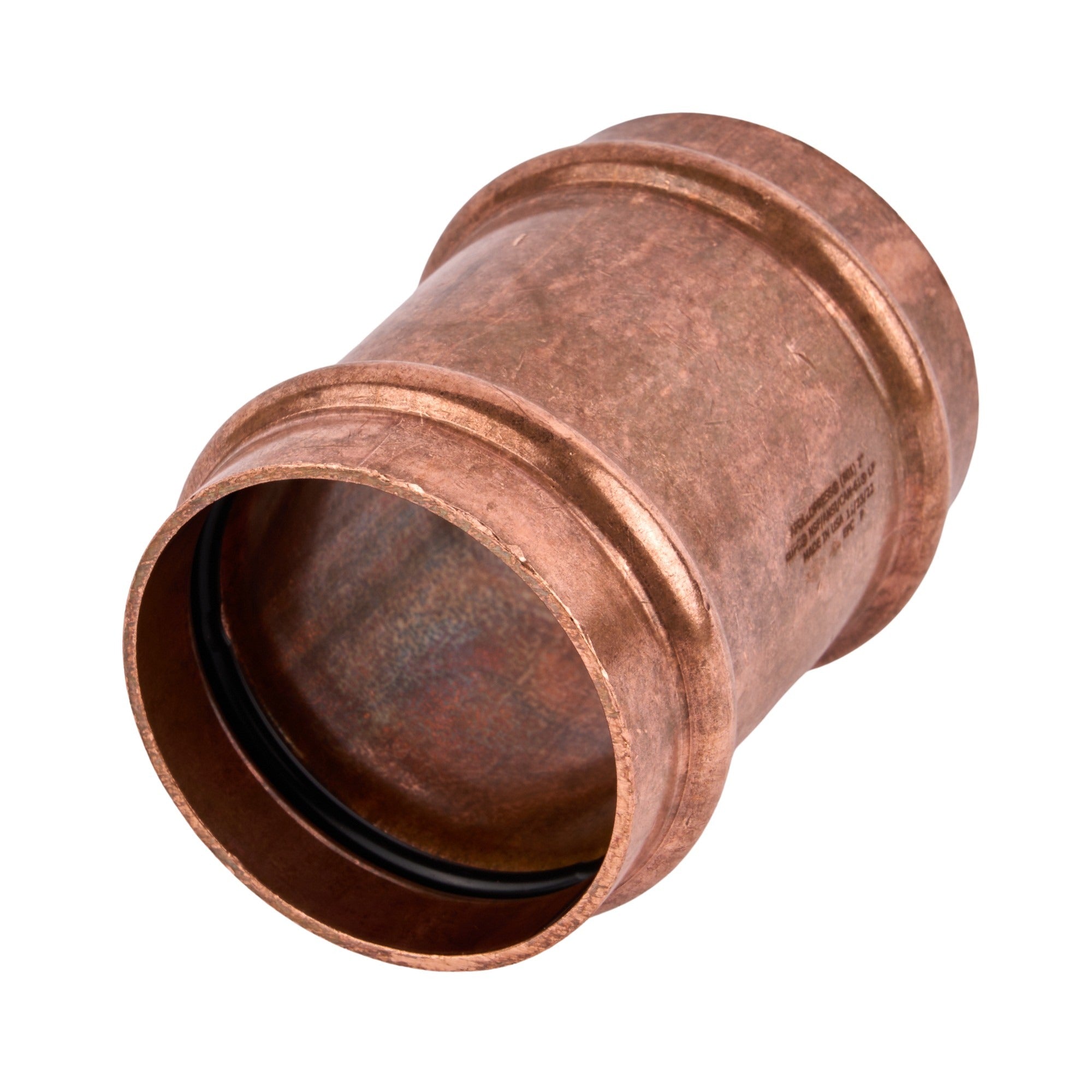 Copper Press Coupling less Stop (C x C) 2"