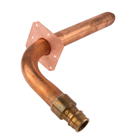 Sioux Chief Expansion PEX Crimp Copper Stub Out Elbow (6" x 8") (Lead Free) 3/4"