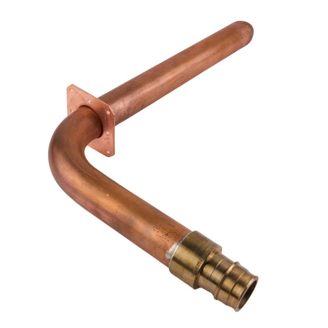 Sioux Chief Expansion PEX Crimp Copper Stub Out Elbow (6" x 12") (Lead Free) 1"