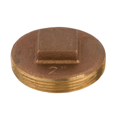 Brass Square Head Cleanout Plug (Lead Free) - APEX Supply Co.