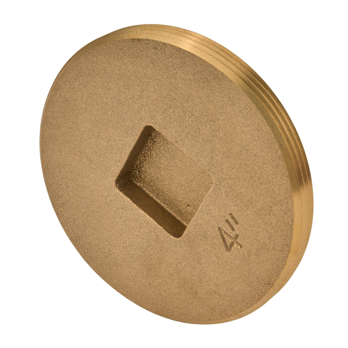 4 5 Inch Plug Brass Cleanout Plug (Lead Free) – APEX Supply Co.