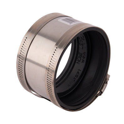 No-Hub Flexible Coupling (Extra Heavy Cast Iron-Steel-PVC) 3"