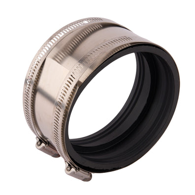 No-Hub Flexible Coupling (Extra Heavy Cast Iron-Steel-PVC) 4"