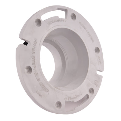 PVC Two-Finger Closet Flange 4" x 3"