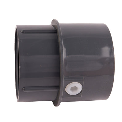 PVC Pipe Fit Drain Base with Primer Tap, for 3-1/2" Spud 3" x 4"