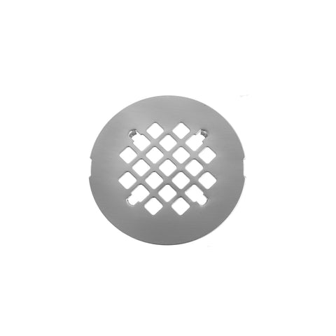 Shower Drain Sp In Plate (4 ¼" Diameter), Satin Nickel - APEX Supply Co.