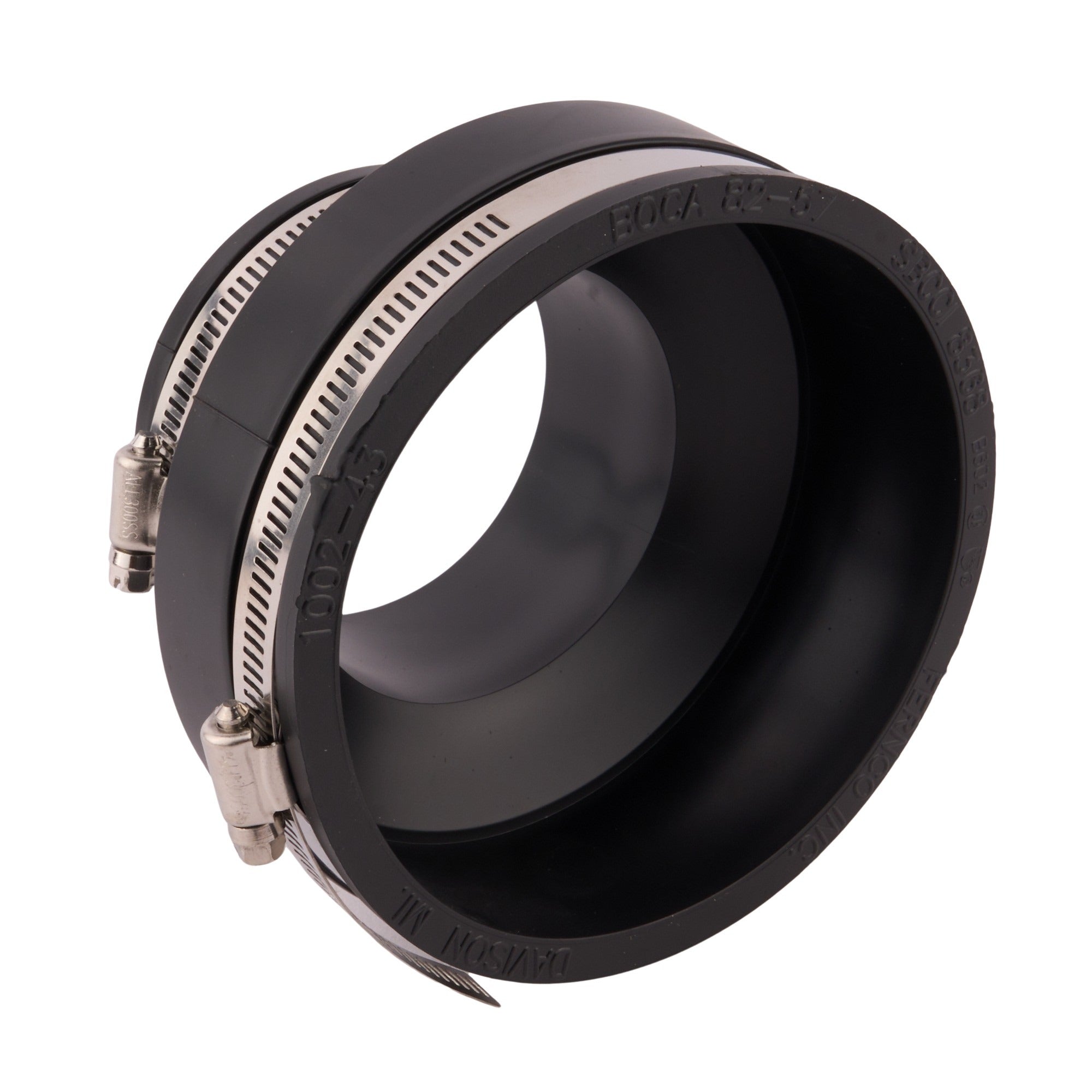 Flexible Adapter (Cast Iron-Clay-PVC) 4" x 3"
