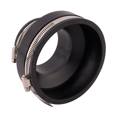 Flexible Adapter (Cast Iron-Clay-PVC) 4" x 3"