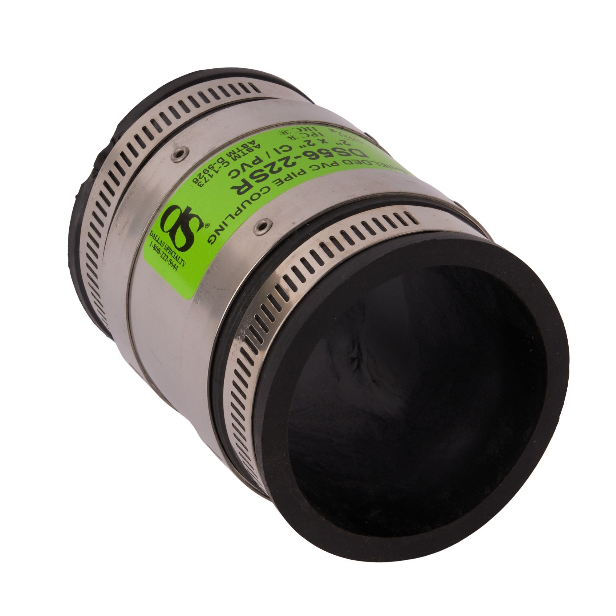 Shear Banded Flexible Coupling (Cast Iron-PVC) 2"