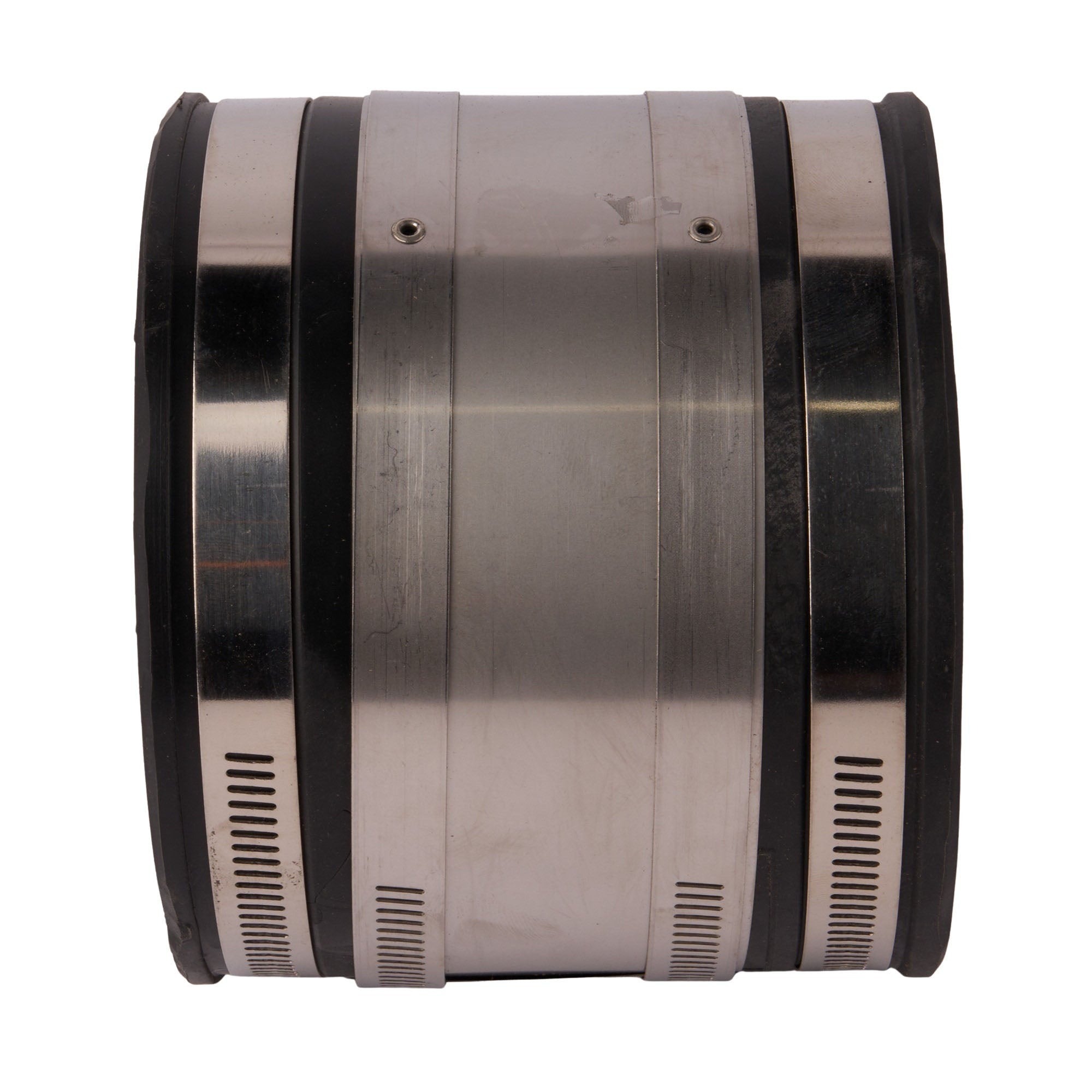Shear Banded Flexible Coupling (Cast Iron-PVC) 4"