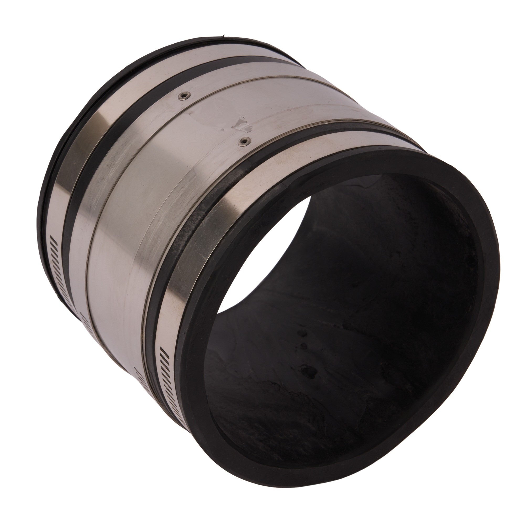 Shear Banded Flexible Coupling (Cast Iron-PVC) 4"