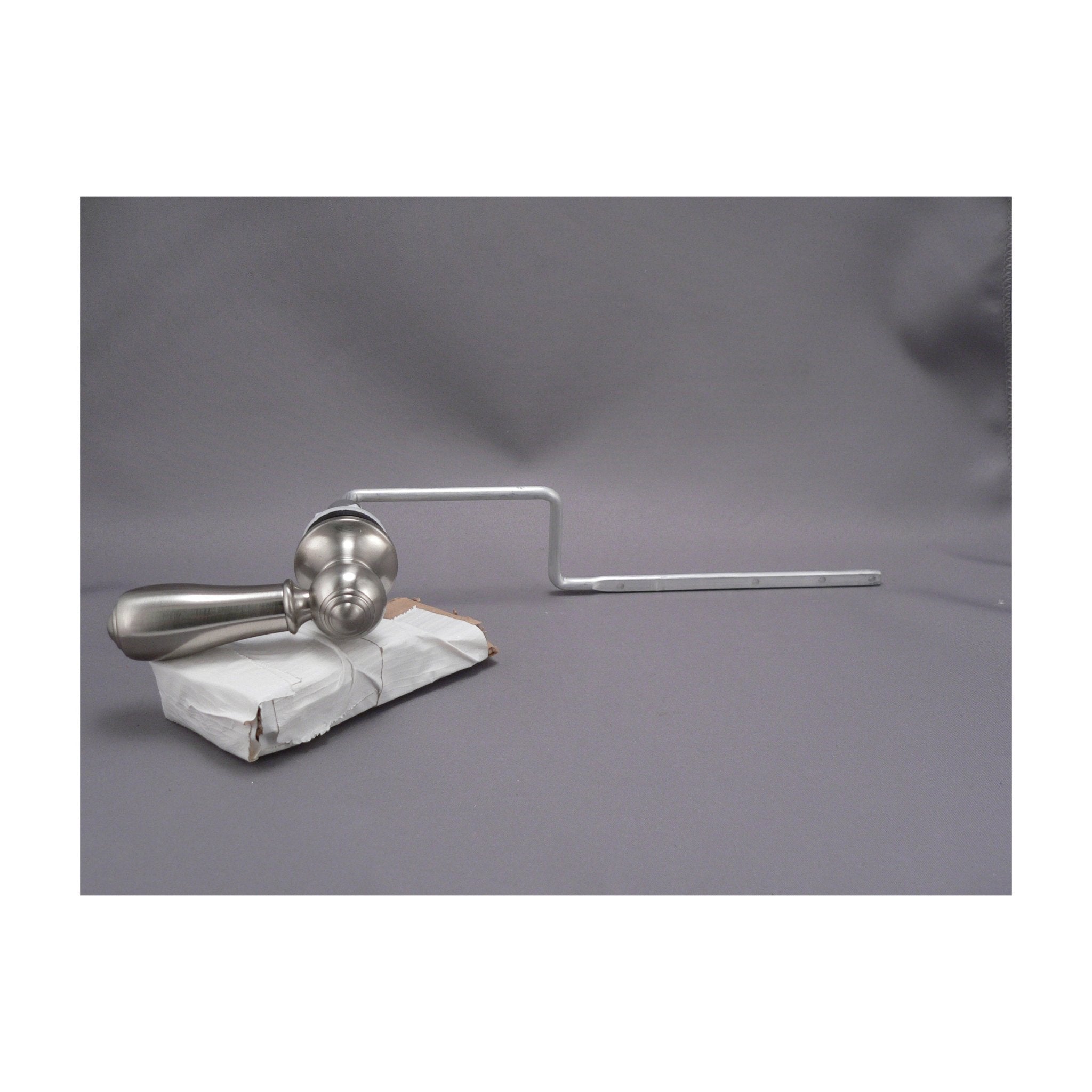 Universal Fit Toilet Handle Tank Flush Lever Decorative Faucet Style for Front Side or Angle Mount Brushed Nickel - APEX Supply Co.