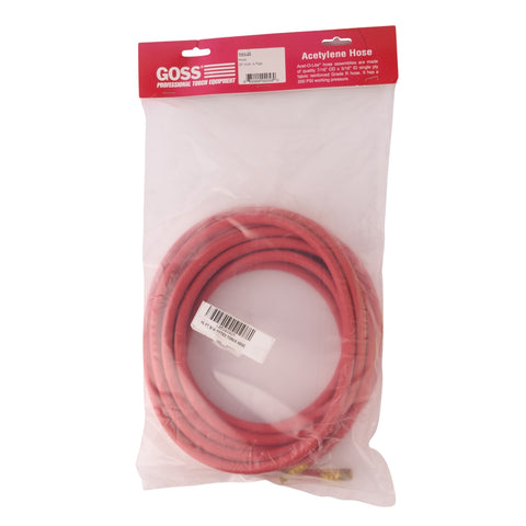 25 Ft 3/16 Fitted Torch Hose