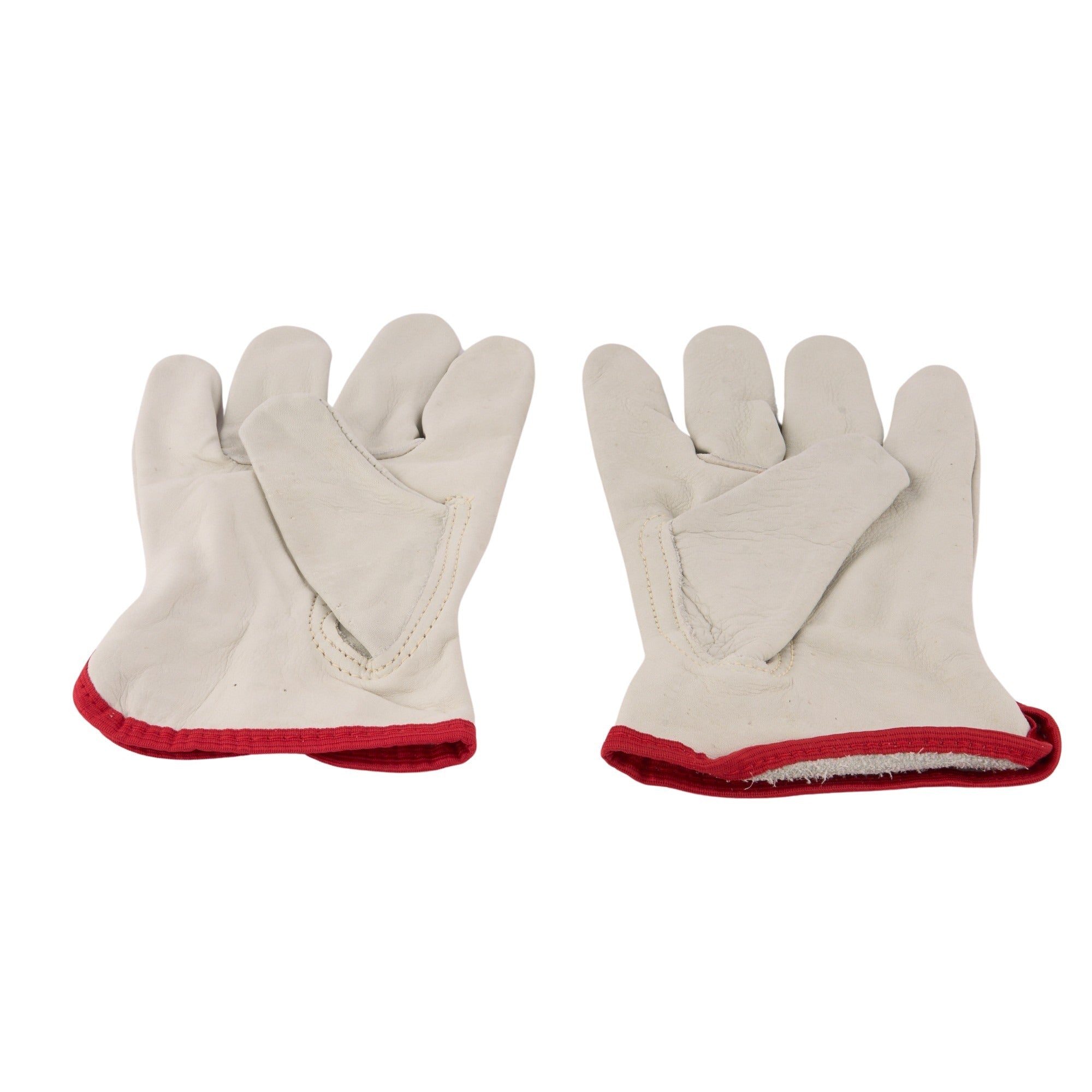 Elastic Back Cowhide Gloves Sm. (N)