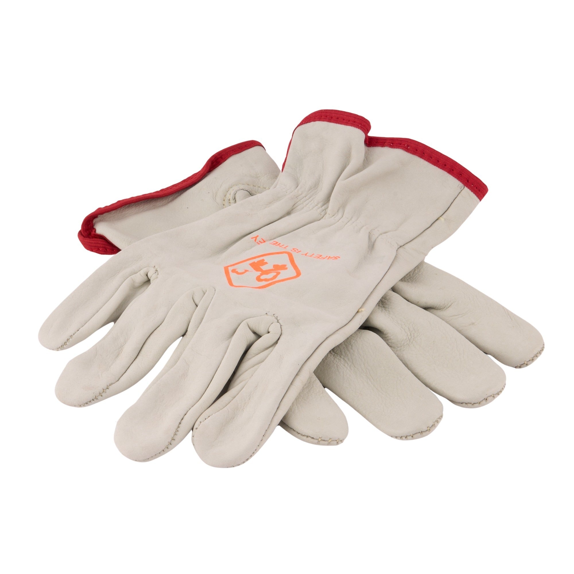 Elastic Back Cowhide Gloves Sm. (N)
