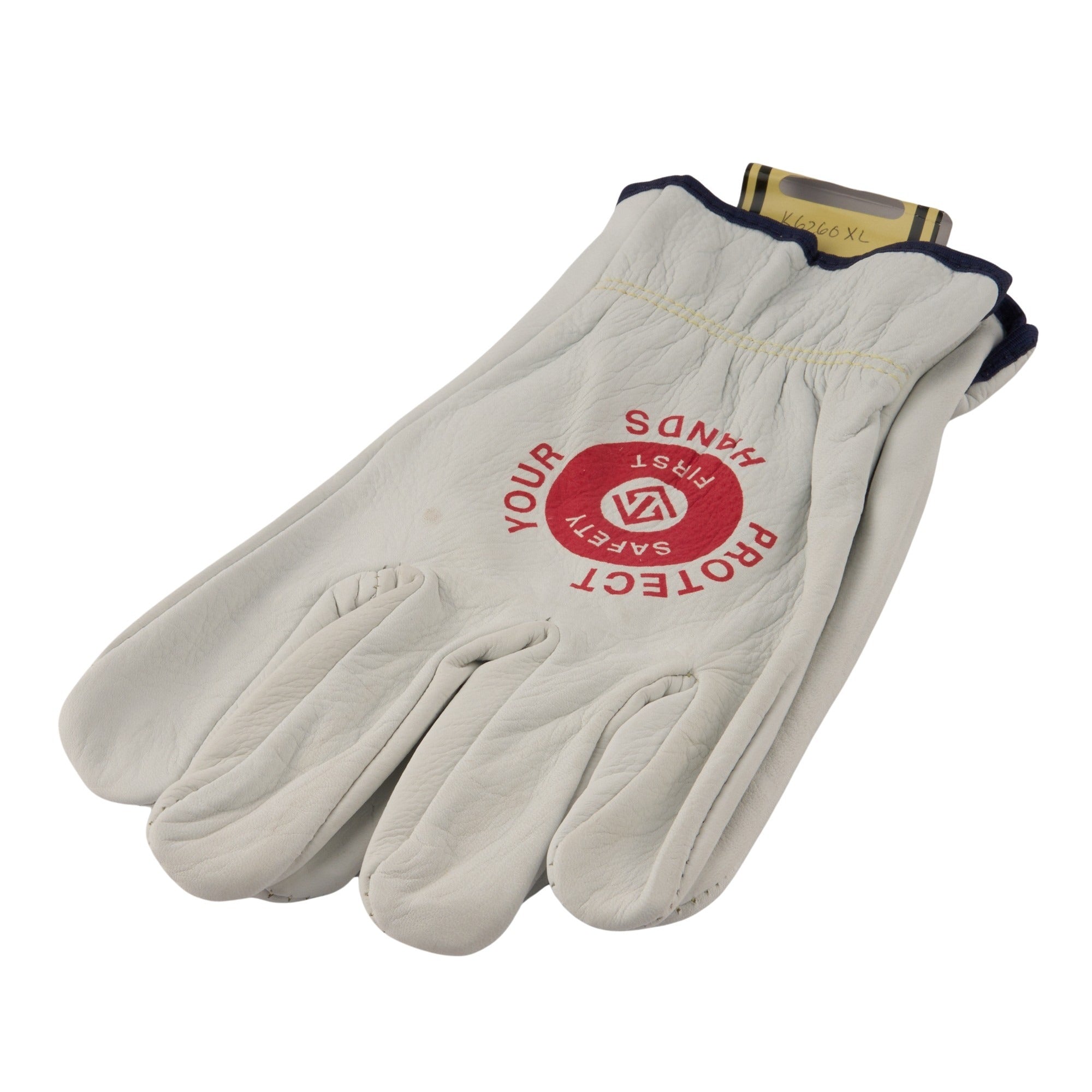 Elastic Back Cowhide Gloves Xl (N)